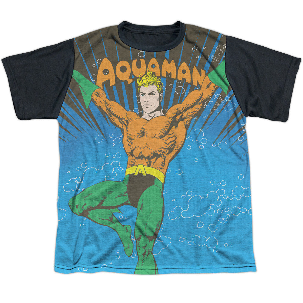 Youth Short Sleeve 100% Poly Black Back