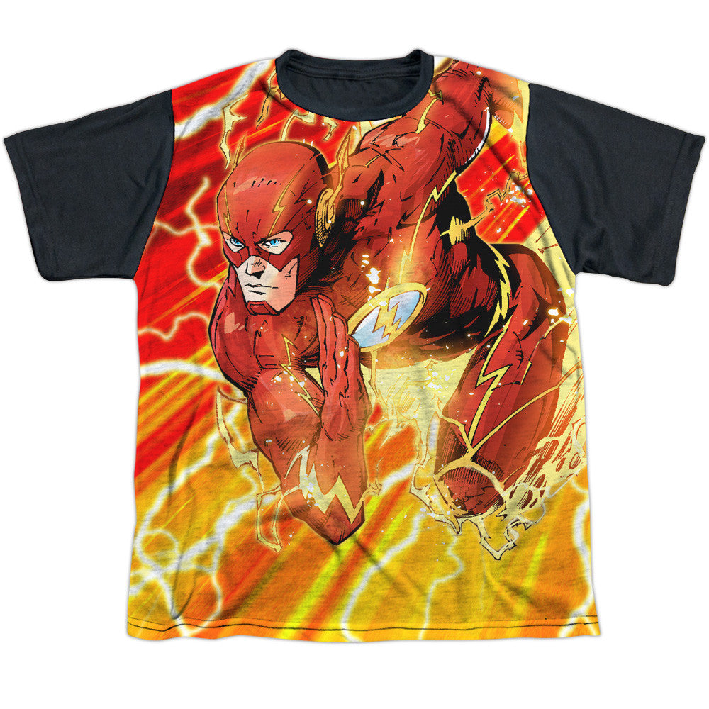 Youth Short Sleeve 100% Poly Black Back