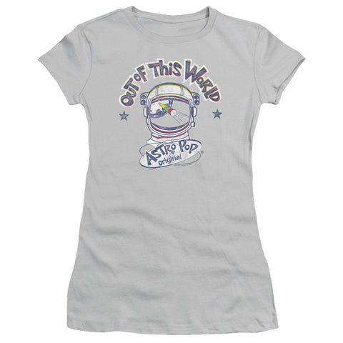 Juniors Sheer Cap Sleeve