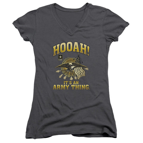 Juniors Sheer Cap Sleeve V-Neck