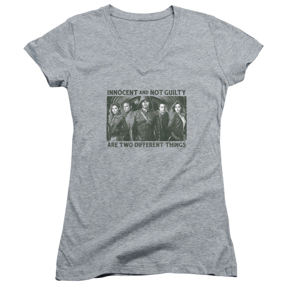 Juniors Sheer Cap Sleeve V-Neck