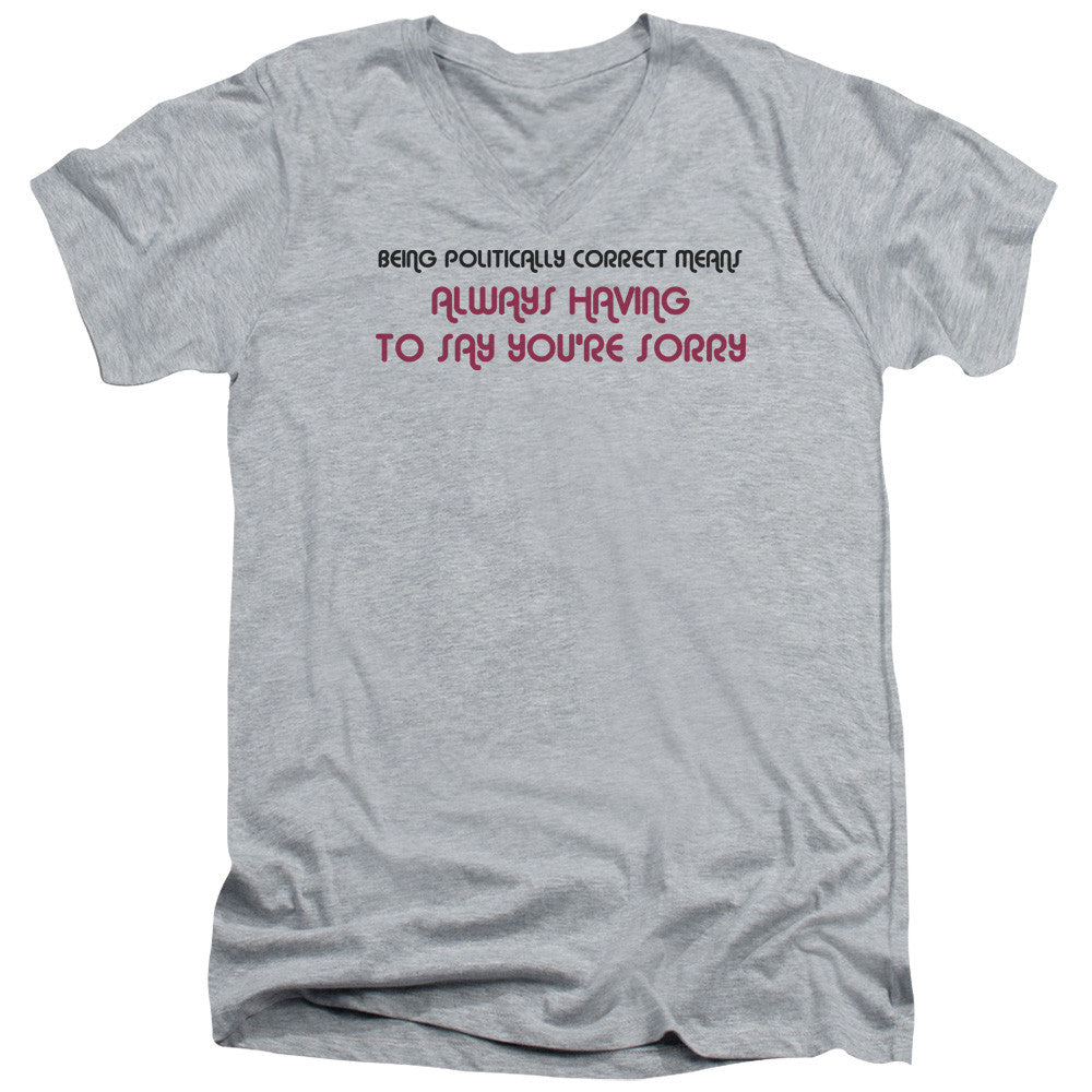 Adult Slim Fit V Neck