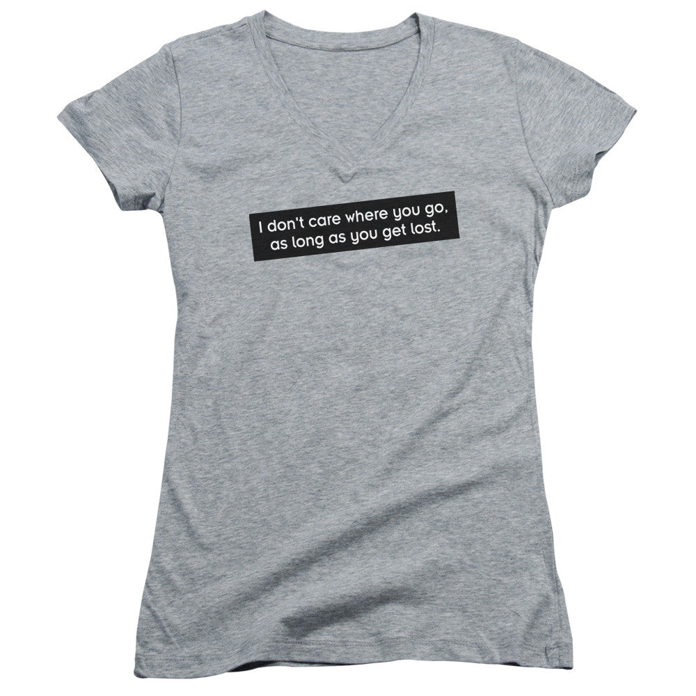 Juniors Sheer Cap Sleeve V-Neck