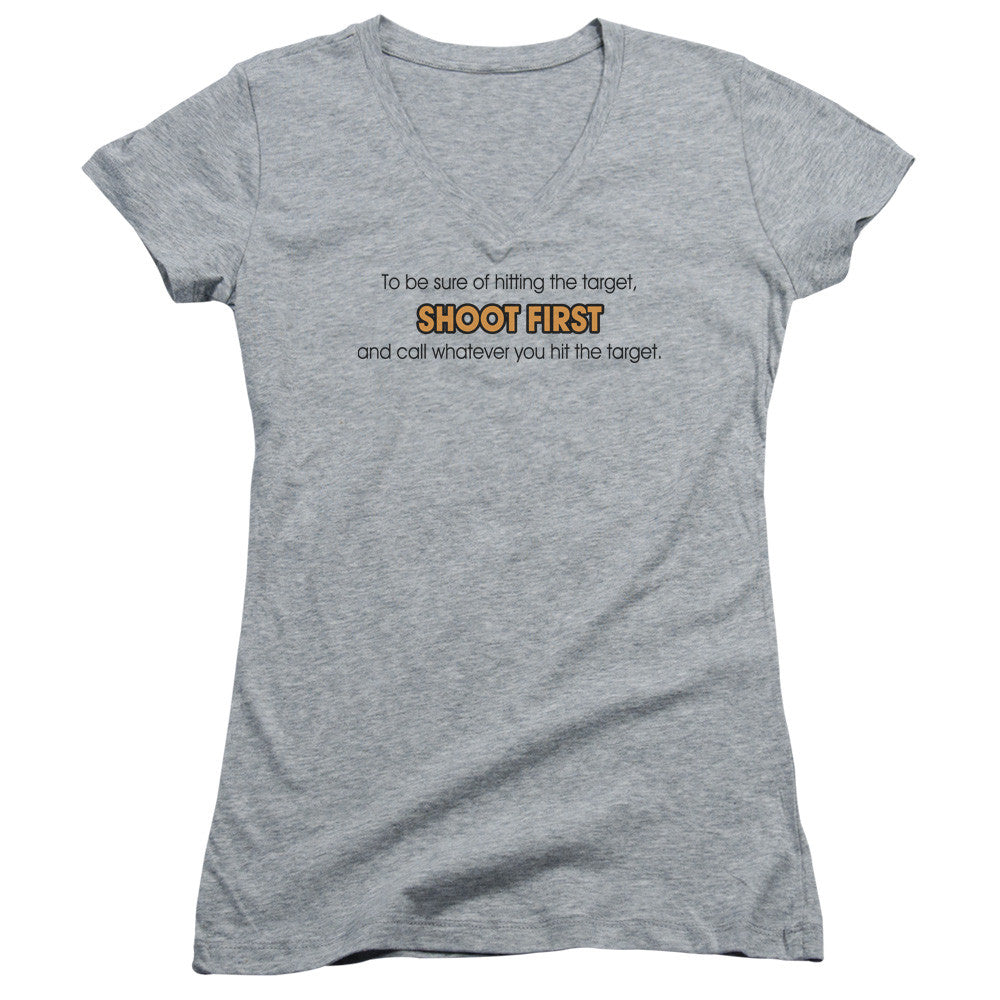 Juniors Sheer Cap Sleeve V-Neck