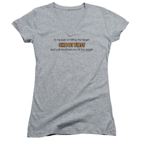 Juniors Sheer Cap Sleeve V-Neck