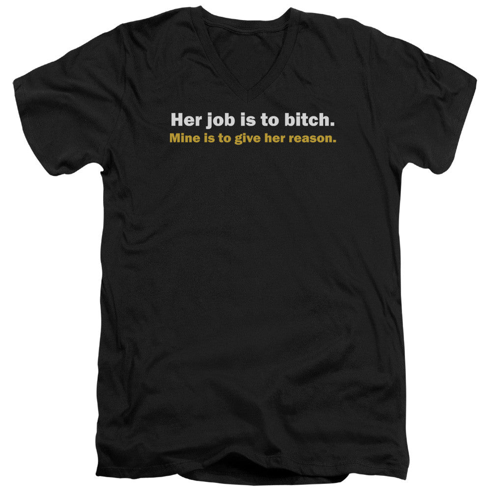 Adult Slim Fit V Neck