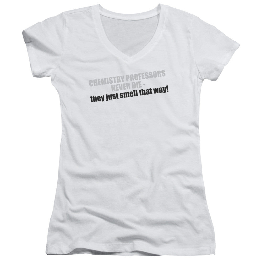 Juniors Sheer Cap Sleeve V-Neck