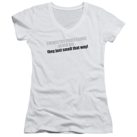 Juniors Sheer Cap Sleeve V-Neck