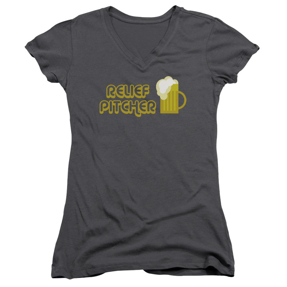 Juniors Sheer Cap Sleeve V-Neck