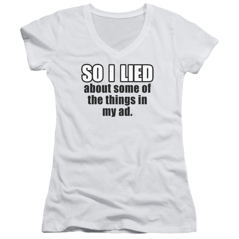 Juniors Sheer Cap Sleeve V-Neck