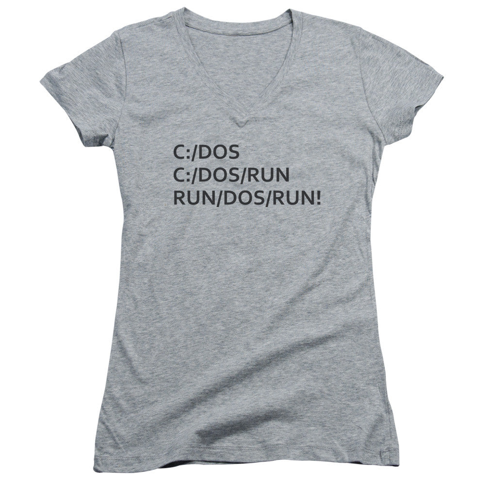 Juniors Sheer Cap Sleeve V-Neck