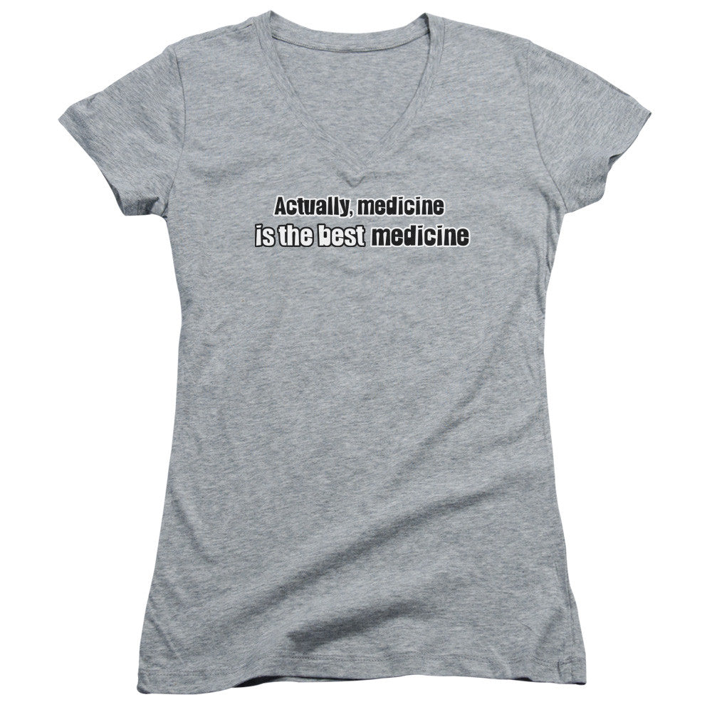 Juniors Sheer Cap Sleeve V-Neck