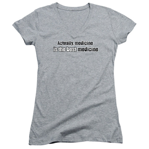 Juniors Sheer Cap Sleeve V-Neck