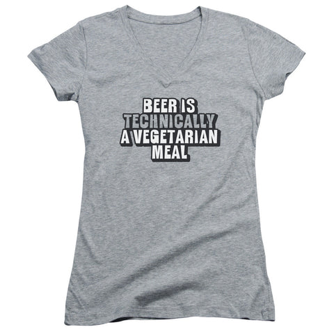 Juniors Sheer Cap Sleeve V-Neck