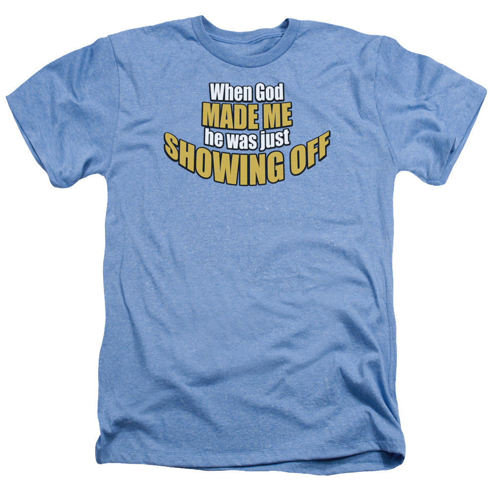 Adult Regular Fit Heather Short Sleeve