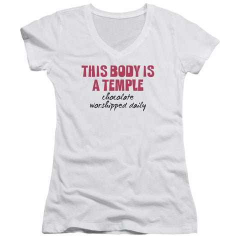 Juniors Sheer Cap Sleeve V-Neck