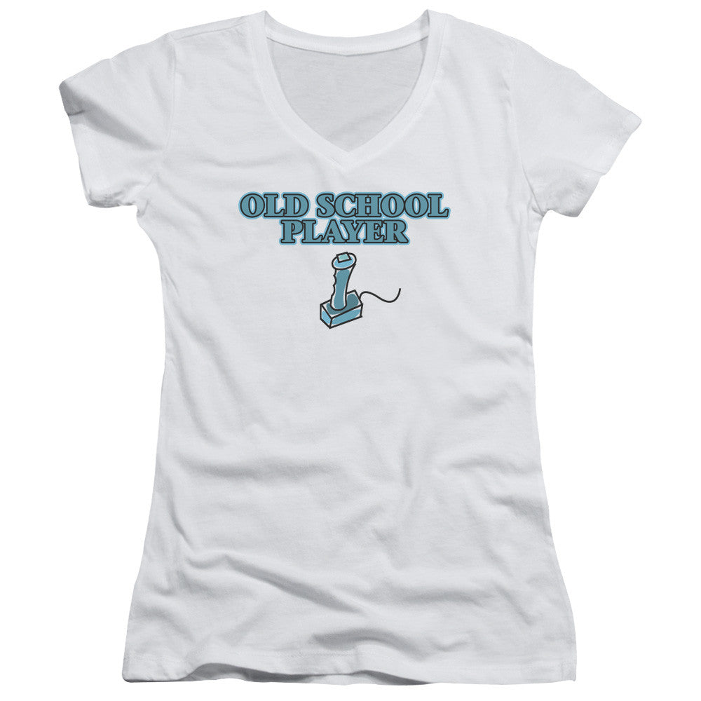 Juniors Sheer Cap Sleeve V-Neck