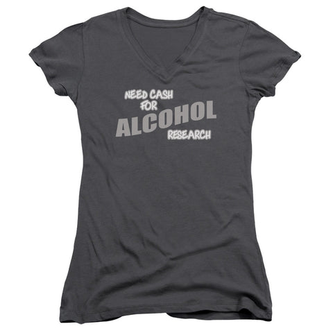 Juniors Sheer Cap Sleeve V-Neck