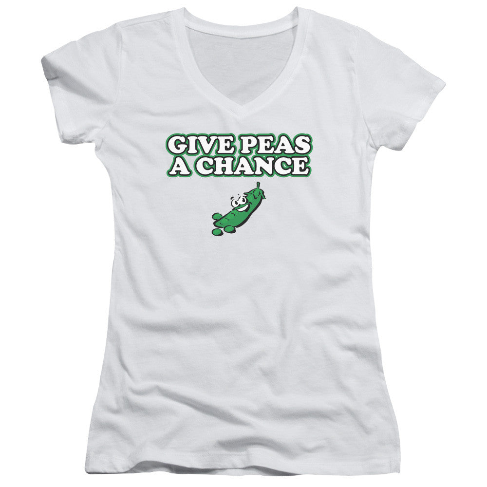 Juniors Sheer Cap Sleeve V-Neck