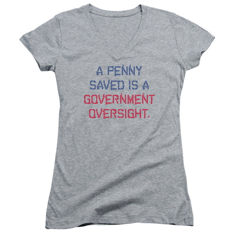 Juniors Sheer Cap Sleeve V-Neck