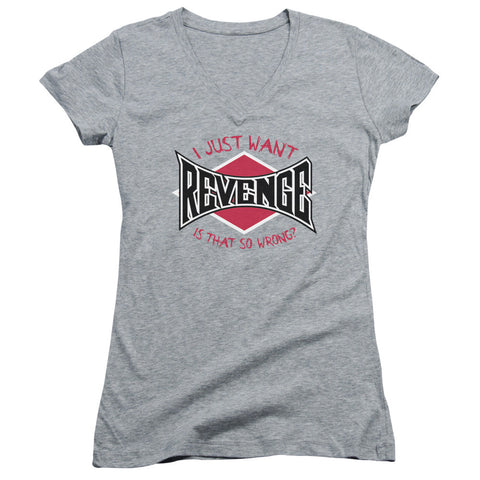 Juniors Sheer Cap Sleeve V-Neck