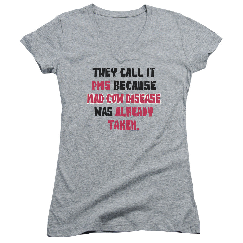 Juniors Sheer Cap Sleeve V-Neck