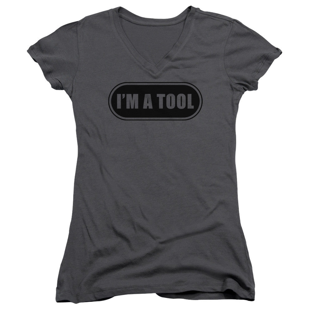 Juniors Sheer Cap Sleeve V-Neck