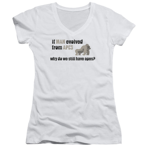 Juniors Sheer Cap Sleeve V-Neck