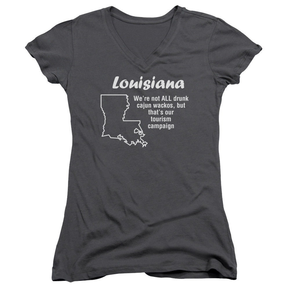 Juniors Sheer Cap Sleeve V-Neck