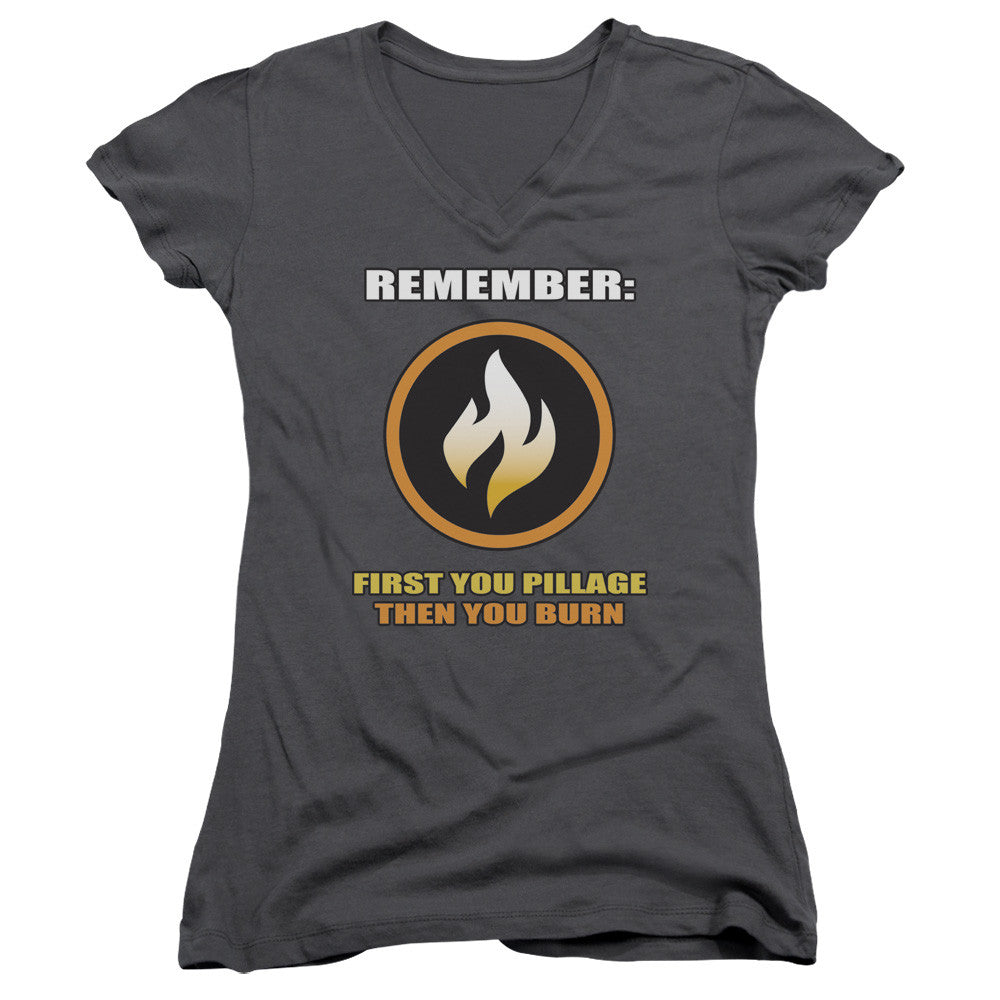 Juniors Sheer Cap Sleeve V-Neck