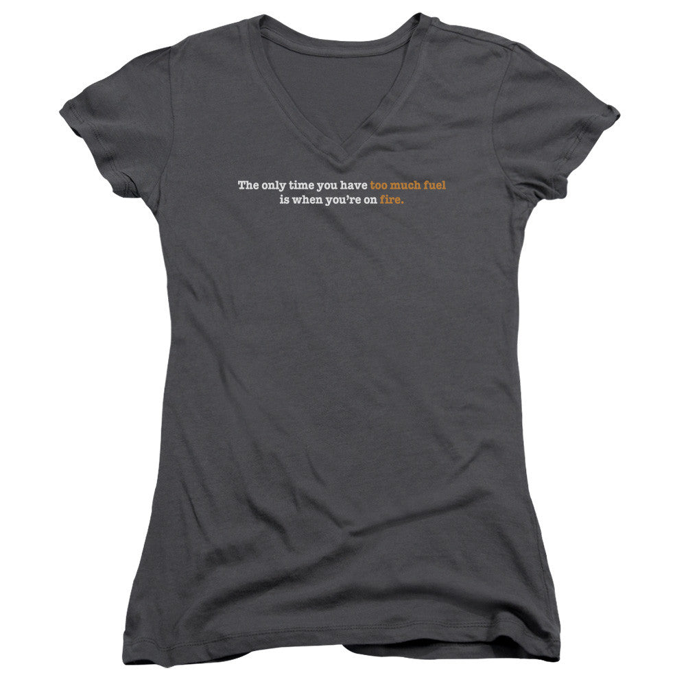 Juniors Sheer Cap Sleeve V-Neck