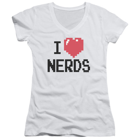 Juniors Sheer Cap Sleeve V-Neck