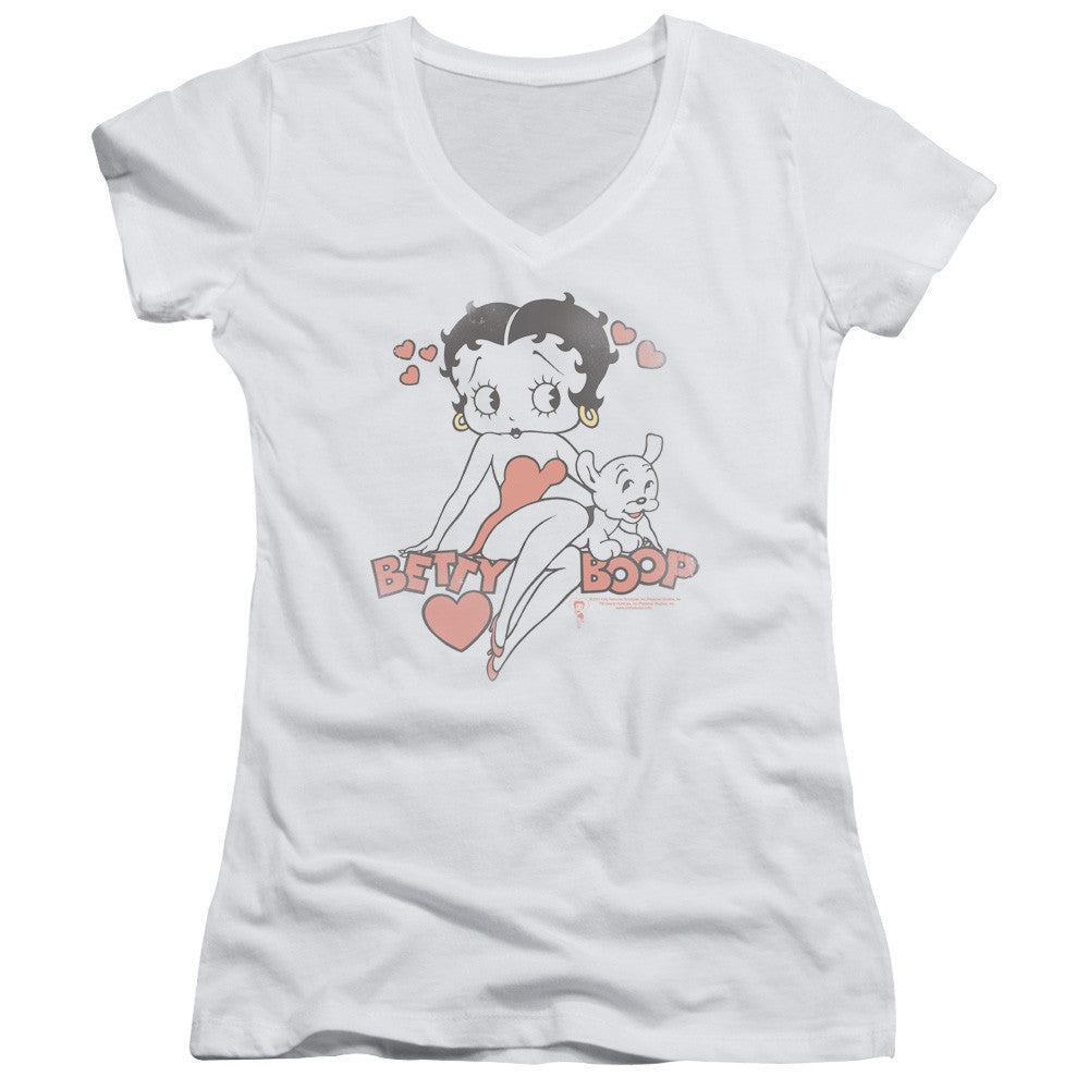 Juniors Sheer Cap Sleeve V-Neck