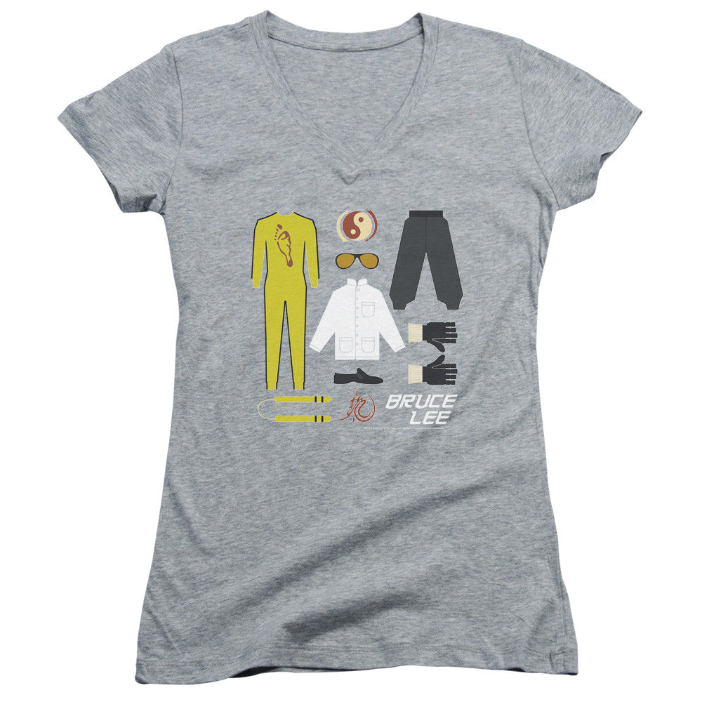 Juniors Sheer Cap Sleeve V-Neck