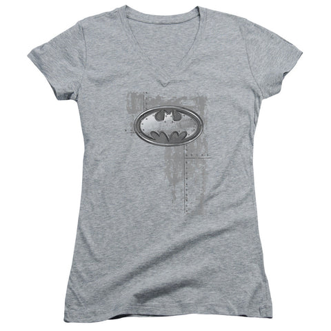 Juniors Sheer Cap Sleeve V-Neck