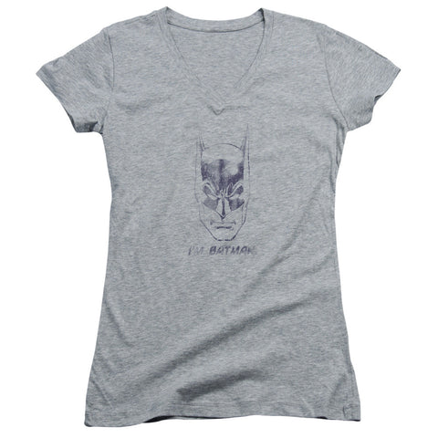 Juniors Sheer Cap Sleeve V-Neck