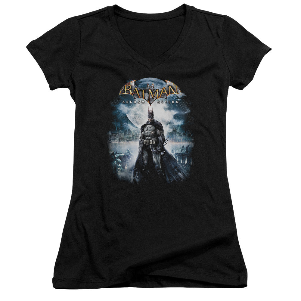 Juniors Sheer Cap Sleeve V-Neck