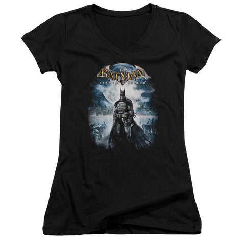 Juniors Sheer Cap Sleeve V-Neck