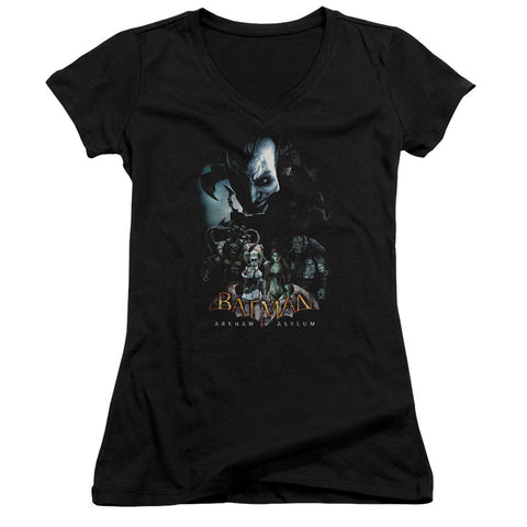 Juniors Sheer Cap Sleeve V-Neck