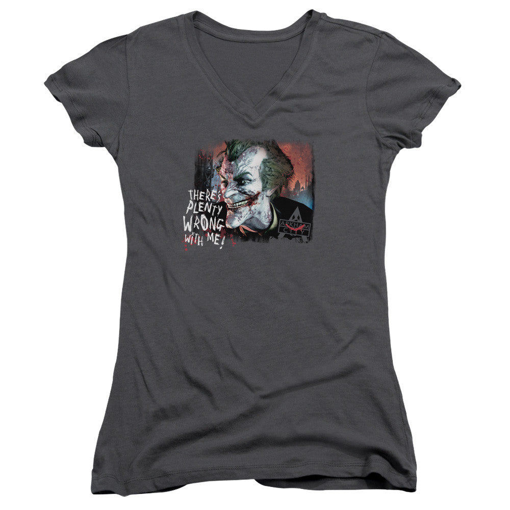 Juniors Sheer Cap Sleeve V-Neck