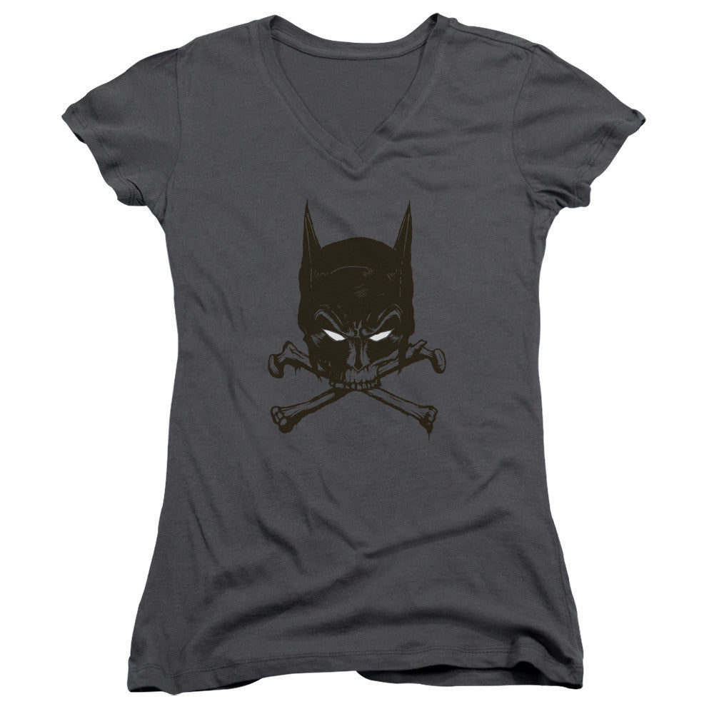 Juniors Sheer Cap Sleeve V-Neck