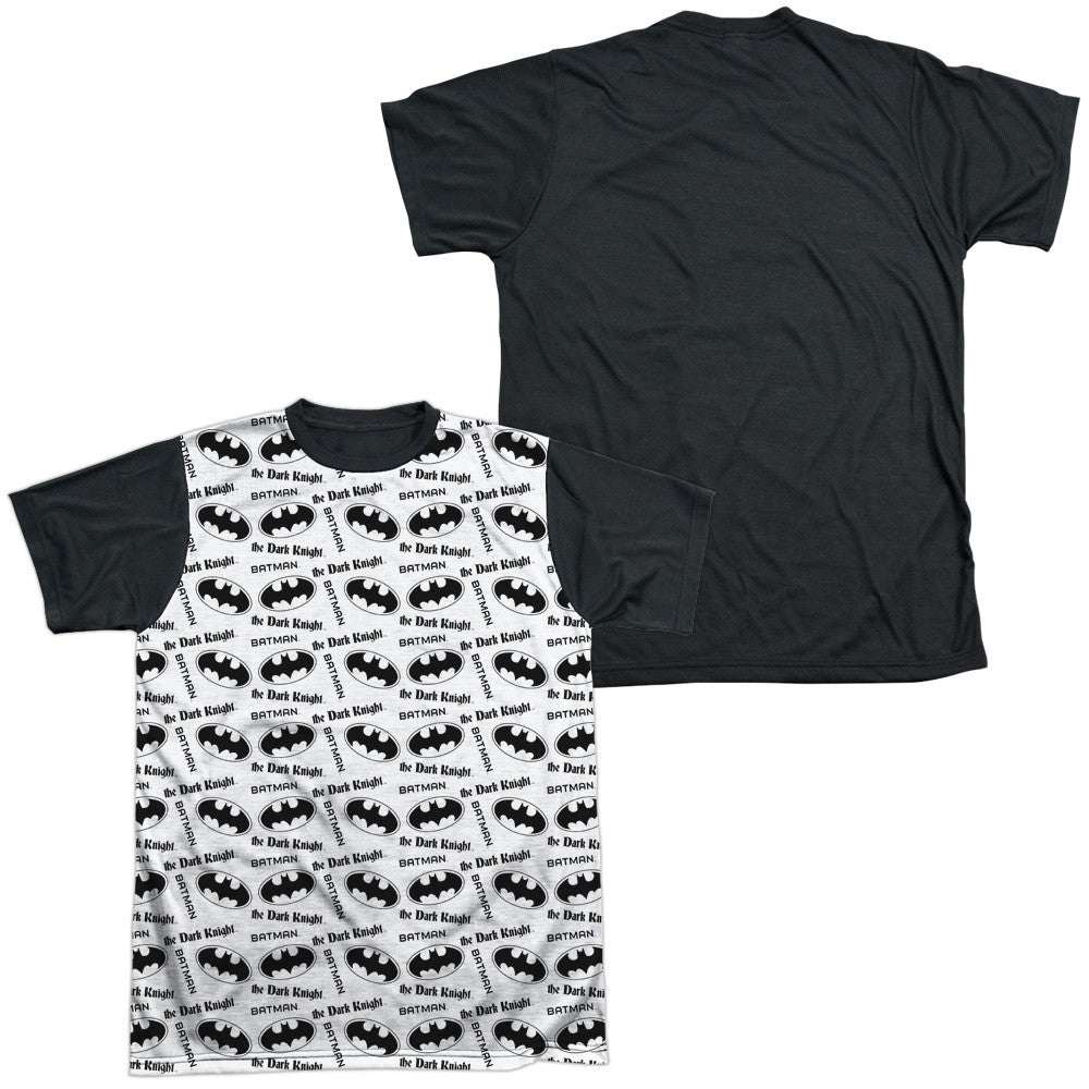 Adult Regular Fit Short Sleeve 100% Poly Black Back