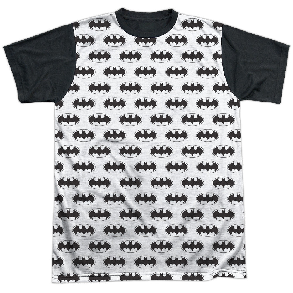 Adult Regular Fit Short Sleeve 100% Poly Black Back