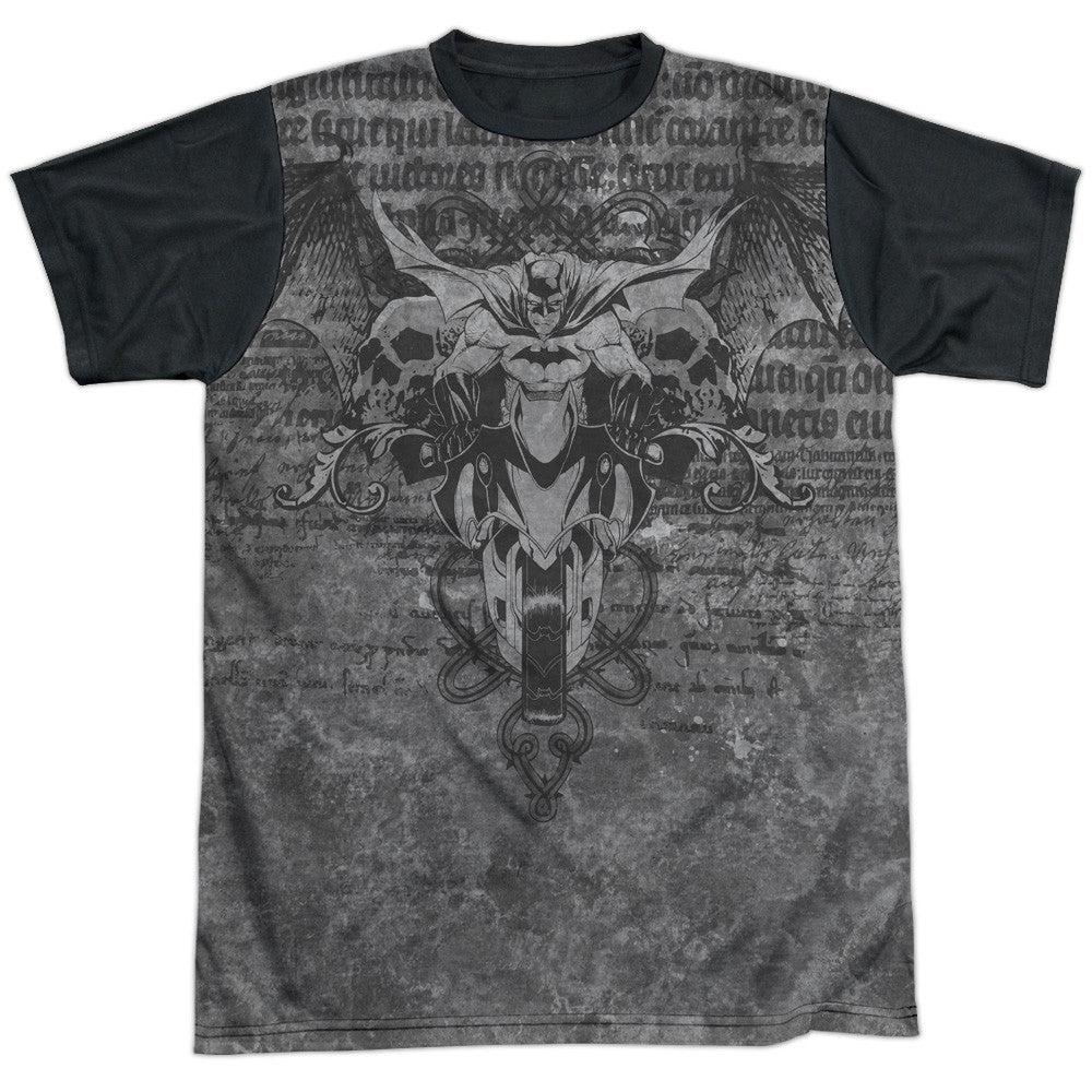 Adult Regular Fit Short Sleeve 100% Poly Black Back