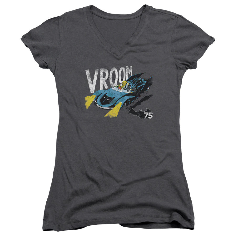 Juniors Sheer Cap Sleeve V-Neck