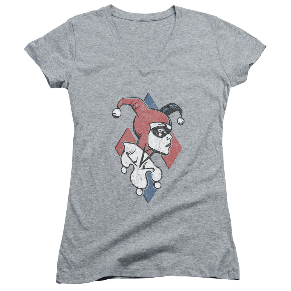 Juniors Sheer Cap Sleeve V-Neck