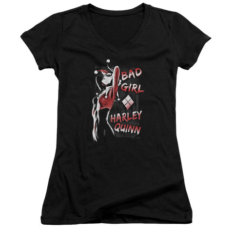 Juniors Sheer Cap Sleeve V-Neck