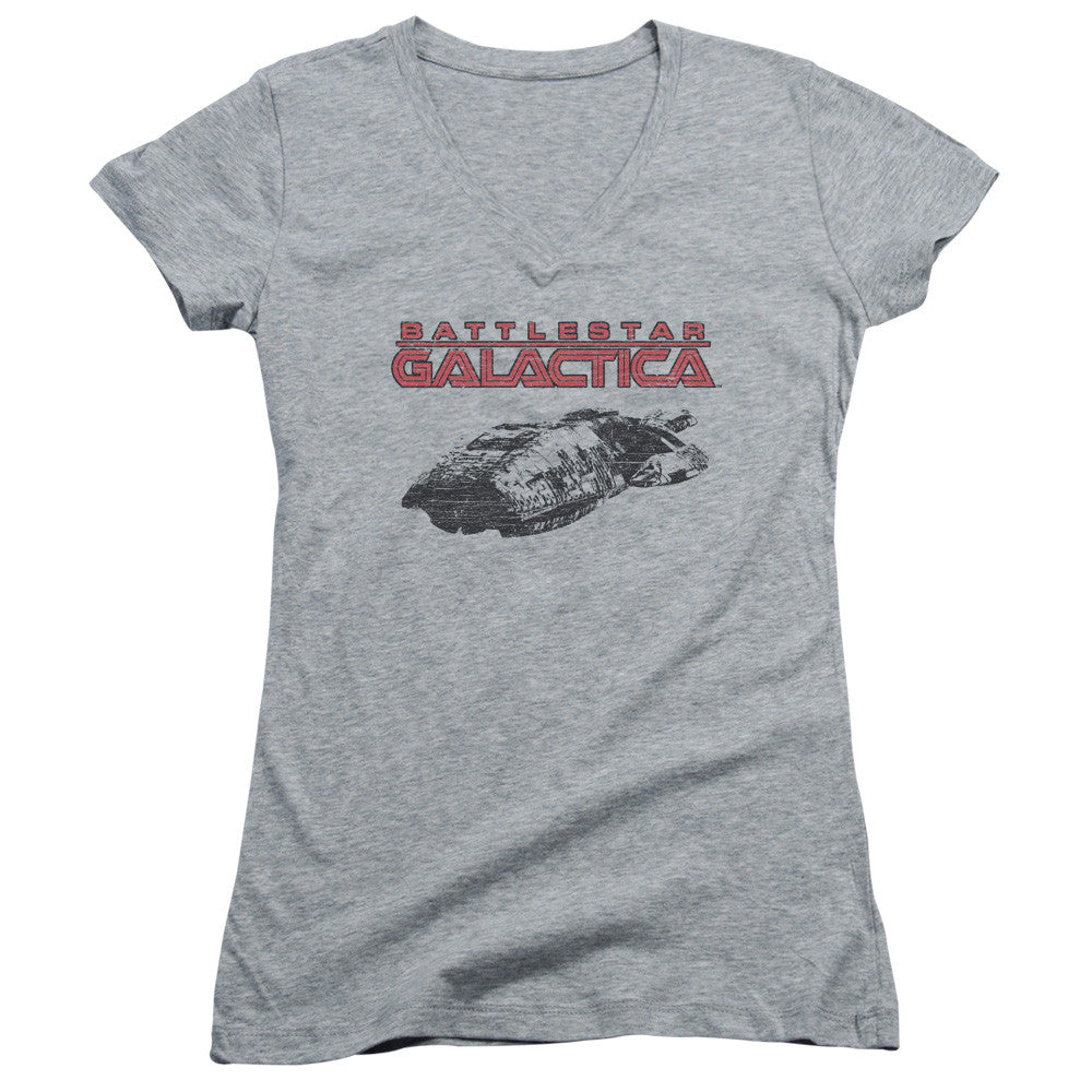 Juniors Sheer Cap Sleeve V-Neck