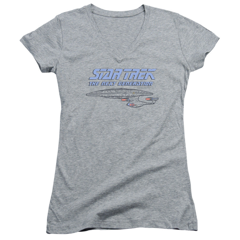 Juniors Sheer Cap Sleeve V-Neck