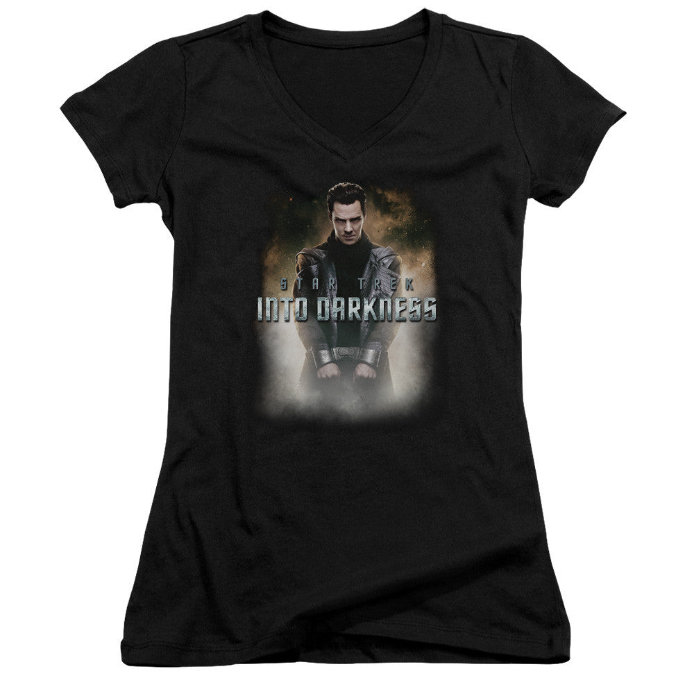 Juniors Sheer Cap Sleeve V-Neck